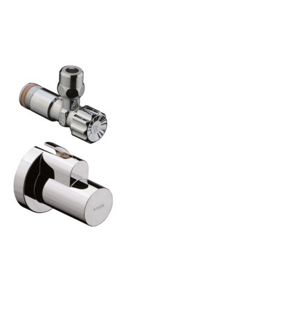 Hansgrohe Eckventil Axor chrom mit Schuber und Quetschverschraubung 51307000