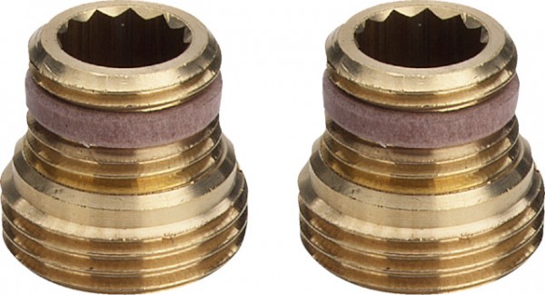 Viega Adapterset 1096.8 in R1/2 x G3/4 Messing 357122