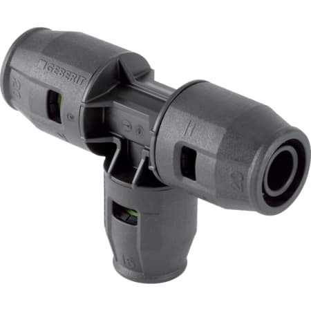 Geberit PushFit T-Stück reduziert PVDF d25-20-20 652.317.00.1