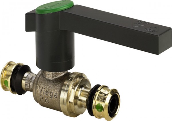 Viega Kugelhahn Raxofix 5370 in 16mm Rotguss 649715