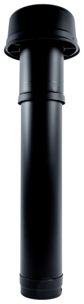 Wolf Dachdurchführung DN180 isoliert, L:1159mm, schwarz, für CWL 2575803