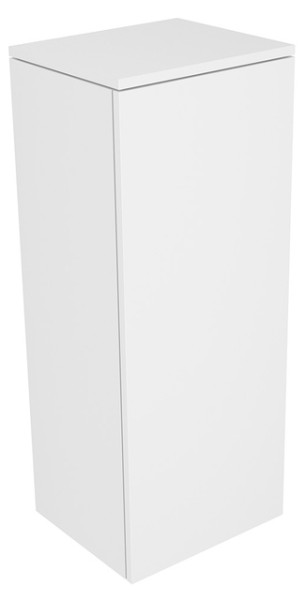 Keuco Mittelschrank Edition 400 31720, Anschlag r., weiß Hochgl./Glas weiß klar 31720400002