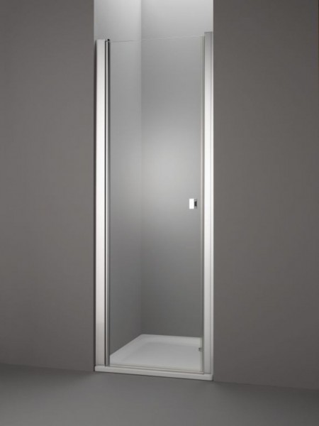 Pendeltür clivia 700x2000mm 1-tlg. o.Festfeld silber matt Echtglas VIGOUR