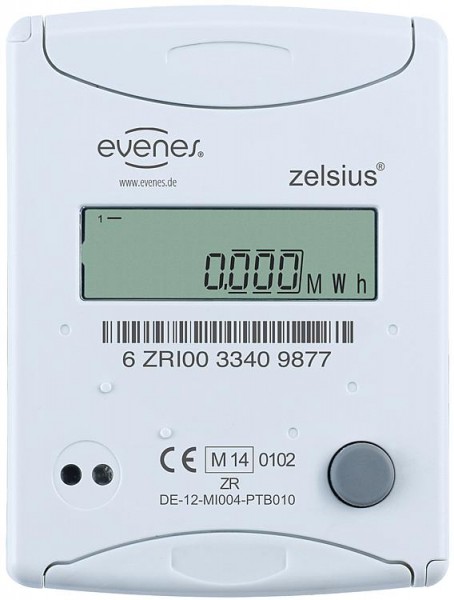 Kapsel-Wärmezähler Evenes Almess, M77x1, 5 Durchfl. 1,5m3/h, inkl. Eichgebühr