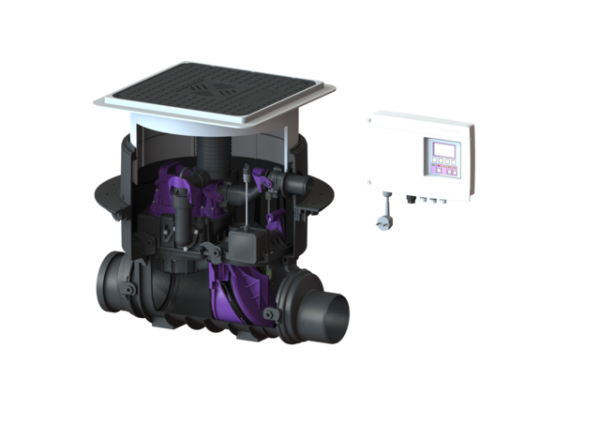 KESSEL Rückstauhebeanlage Ecolift DN 125, zum Einbau in die Bodenplatte 21125S