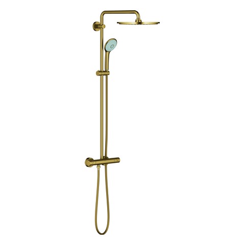 GROHE Duschsystem Euphoria 310 26075 mit THM cool sunrise gebürstet 26075GN0
