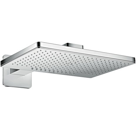 Hansgrohe Kopfbrause 460 2jet Axor chrom mit Brausearm SoftCube 35275000