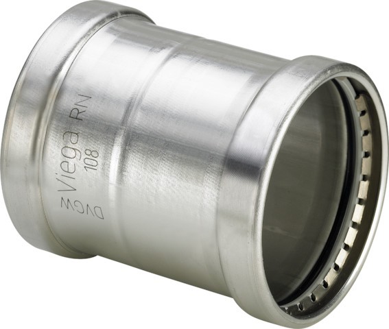 Viega Schiebemuffe mit SC Sanpress Inox 2315.5XLLF in LABS-frei in 76,1mm 666217