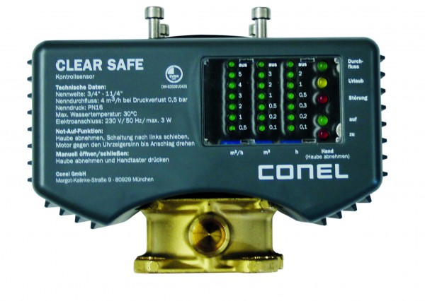 Kontrollsensor CLEAR 2.0 SAFE CONEL z.Zwischenbau 3/4" - 1 1/4"