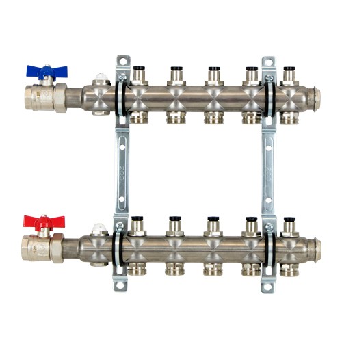 strawa HK-Anschlussverteiler e-class 55 ohne SFE mit 3/4''''KH 7 Hkr.