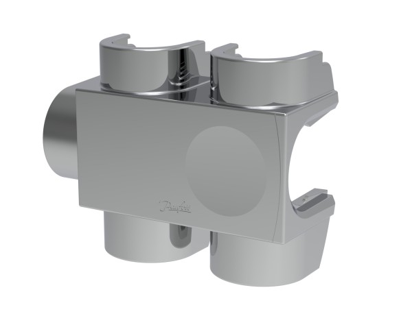 Danfoss Kunststoffabdeckung für VHS-DV DG, Fühler rechts in Chrom, HK 1/2" 013G7963