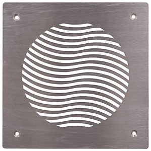 Pluggit Zuluftblende Wave Edelstahl PL132