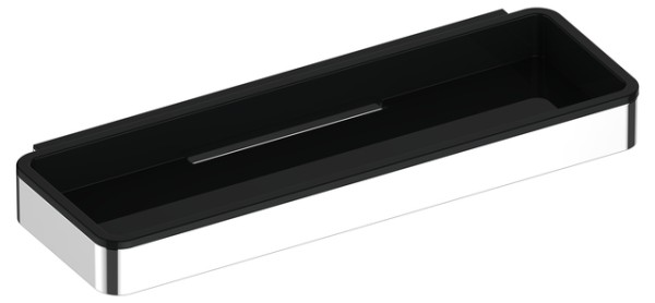 Keuco Duschkorb Plan 14958, komplett, Aluminium-finish/schwarzgrau 14958170037