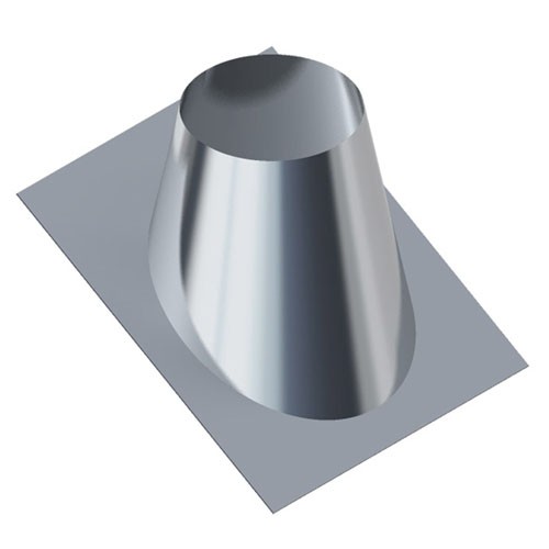 Außenkamin Dachdurchführung 40-50 Grad inkl. Bleischürze & Regenkragen 530051801