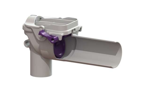 KESSEL Rückstauverschluss Staufix Siphon DN50, aus Kunststoff 73051
