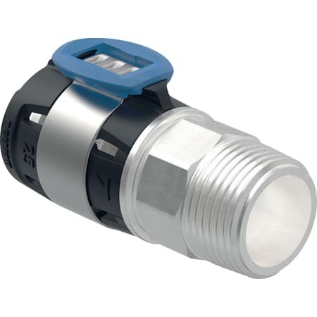 Geberit FlowFit Anschluss rade, mit AG SiBr d25-R3/4 619.482.22.1