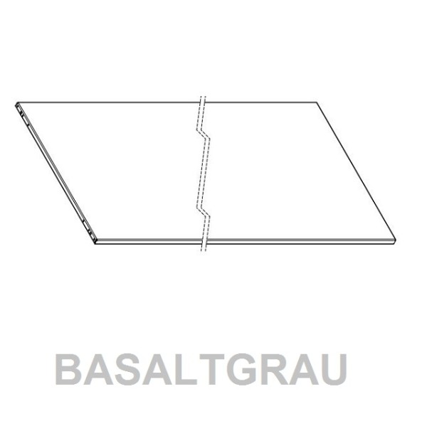 WINDHAGER SW li. Pelletsbeh. be. basaltg Seitenwand links Pelletsbehälter beschic 054352