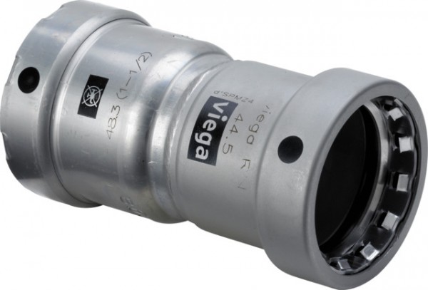 Viega Reduziermuffe mit SC Megapress 4215.7 in11/4Zollx38mmStahlZn-Nibesch. 793425