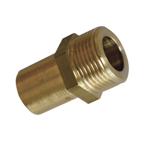Solarpipe Anschlussnippel DN12 Rohrstutzen 22mm x 1/2" AG 430050300