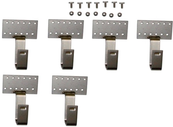 Wolf Falzziegel-Haken Aluplus Satz a 6 Stück, 6mm 2484965