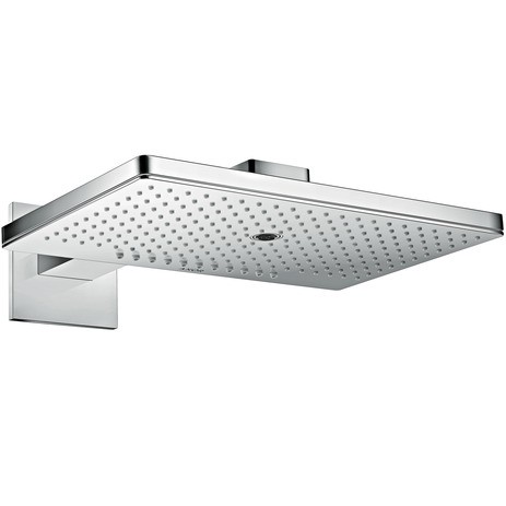 Hansgrohe Kopfbrause 460 3jet Axor chrom mit Brausearm eckig 35282000