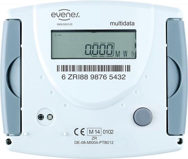 Splitwärmezähler Evenes Durchfl. 10,0m3/ h, 2x200mm Steigrohr, inkl. Eichgebühr