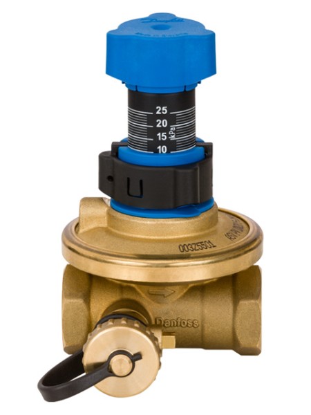 Danfoss Strangdifferenzdr.regl. ASV-PV20 Einstellskala, Rp3/4, Sollw.0,05-0,25bar 003Z5602
