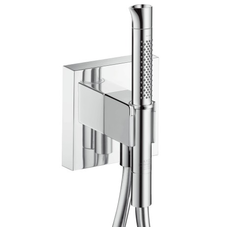 Hansgrohe Schlauchanschl.u.Brausenhalter Axor Starck Organic chrom m.2jet Stabhandbr. 12232000