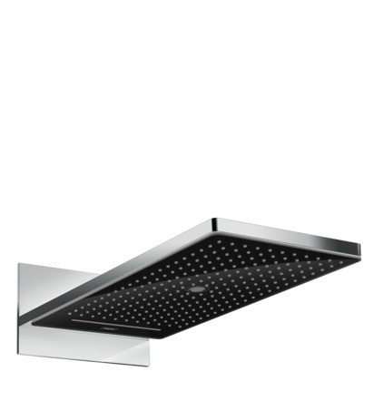 Hansgrohe Kopfbrause Rainmaker Select 580 3jet Wandmontage schwarz/chrom 24001600