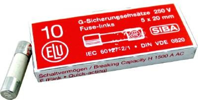 Wolf Feinsicherung 2A Flink 250V 5x20mm, für CGG-2(K) ab 11/2008