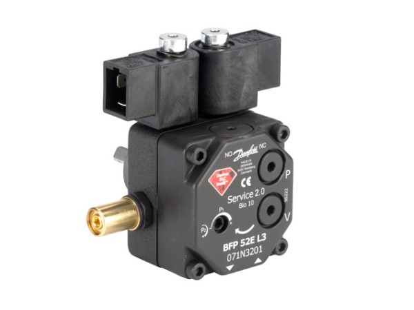 Danfoss Ölbrennerpumpe BFP 52 E L3 2 Magnetventile, 24 l/h, Drehricht. li. 071N3201