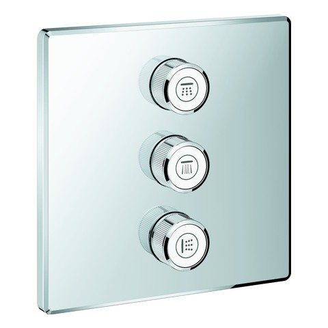 GROHE 3-fach UP-Ventil Grohtherm Smart Control 29127 eckig FMS chrom 29127000