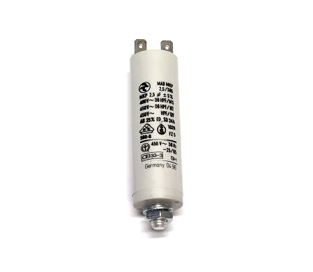 WINDHAGER KONDENSATOR MAB MKP2,5 Kondensator Motor MAB 385 400 V, 2,5 FAX 007329