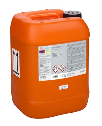 Grünbeck Desinfektionsmittel GENO-Chlor A Kanister-Inhalt 25 kg Orange 210012