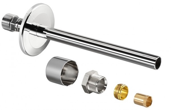 OVENTROP-Wandanschluss-Set für "Baureihe E", 1/2" AG, verchromt 1169553