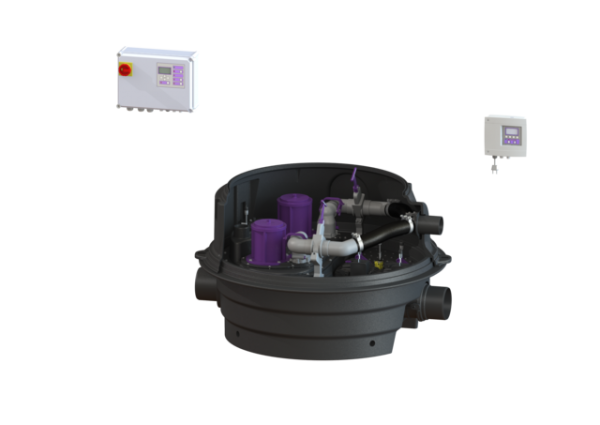 KESSEL Rückstauhebeanlage Duo Ecolift XL,2 Motor Klappen,SPF3000 S1,T0 8741074