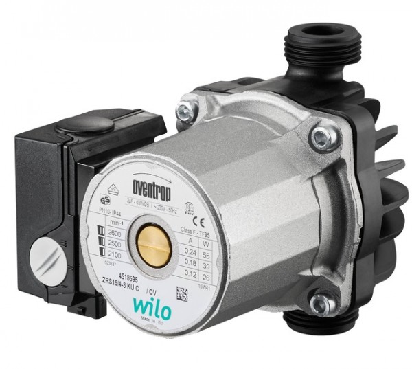 OVENTROP-Zirkulationspumpe f. Regumaq XZ für Sekundärkreislauf, Wilo ZRS 15/4-3KU 1381091