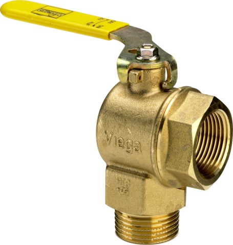 Viega Gaszähler-Kugeleckhahn TAE G2110T in Rp1 Messing 526832