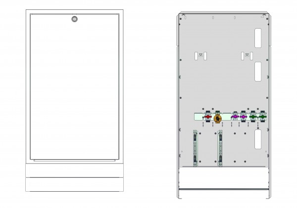 strawa Frischwasser-Wohnungsstation Friwara-M1-W-UP-FB-KH5-DP20