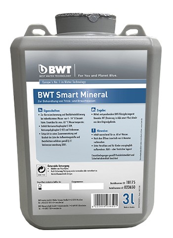 BWT smart mineral 3 Liter nur für BWT perla hybrid mit Dosierung 18175E