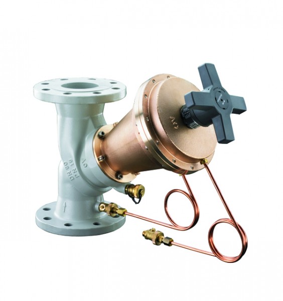 OVENTROP-DP-Regler "Hydromat DFC" DN125, PN16, Flansch,400-1800mbar, GG/Rg 1064754