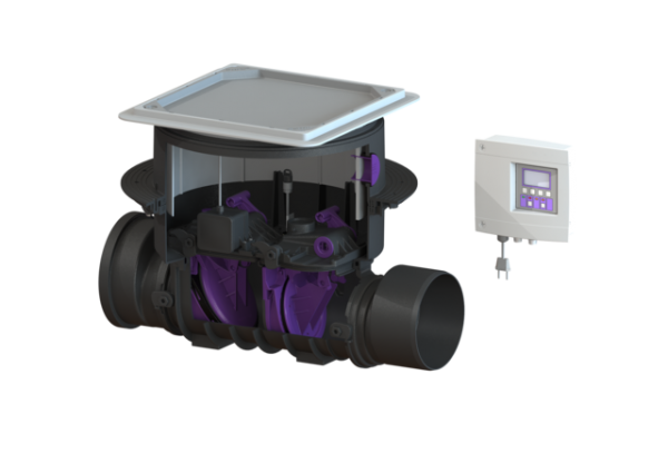 KESSEL Fäkalien Rückstauautomat Staufix FKA Komfort DN 200, Bodenpl., befliesbar 84200X