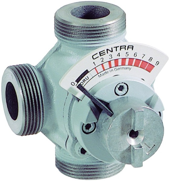 Resideo Dreiwege-Universal-Mischer DRU GG 20, grau, PN 10 DN 25, Kvs-Wert 4,0