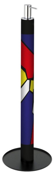 Keuco Desinfek.mittelsp., Univ.Art. 04957, Stand 80s, Pumpe verchr., sw./bunt 4957000422