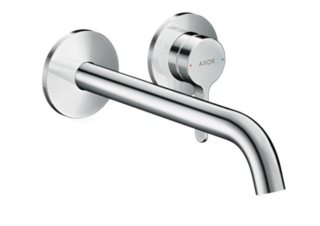 Hansgrohe Waschtischmischer Unterputz Axor One Fertigset mit Hebelgriff chrom 48120000