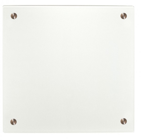 Pluggit Design-Blende Glas, weiß PM830WE / PM840WE BG820