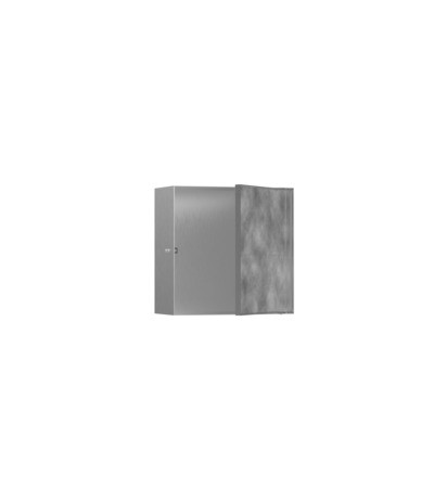 Hansgrohe XtraStoris Rock Wandnische mit befliesb.Tür 300 x 300 x 140 mm BST 56091800