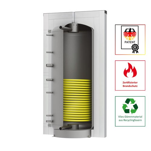 Solarbayer Schichtleit-Pufferspeicher SLS-3000-S-Plus, patentiertes SLS-System 105330100