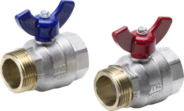 Viega Kugelhahnset Fonterra 1041 in G3/4 aus Messing 606275