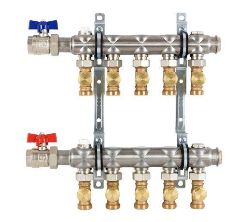 strawa HK-Anschlussverteiler e-class 45 ohne SFE mit 3/4''''KH 4 Hkr.